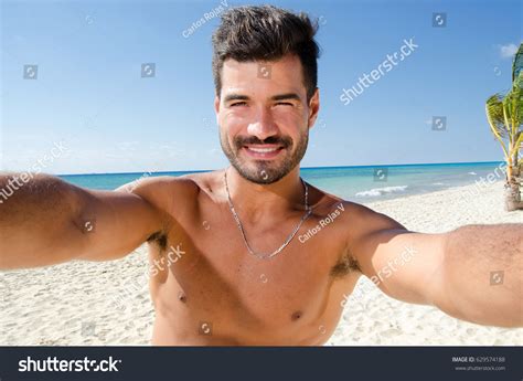 nude beach selfie